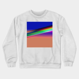 blue yellow red green texture art Crewneck Sweatshirt